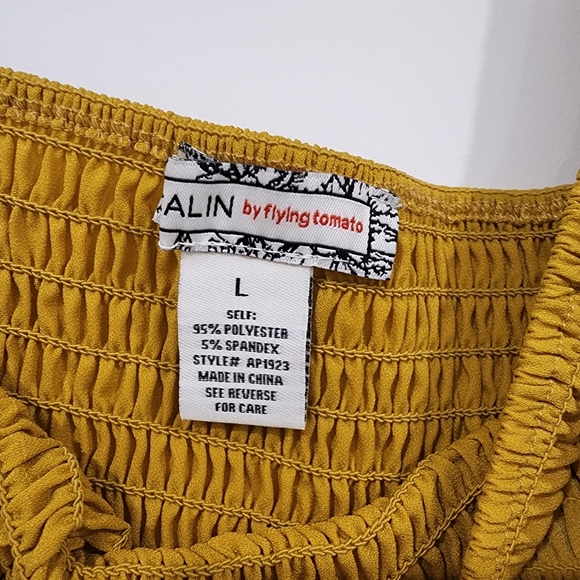 Mustard Yellow Jump Suite - Picture 6 of 11